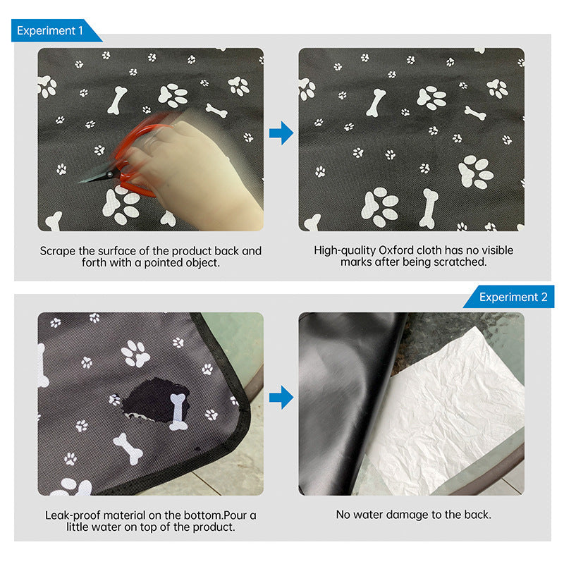 Car Pet Mat Protector, Rear Seat, Water Resistant
