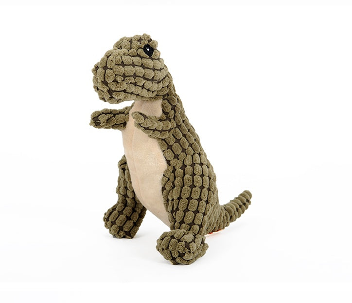 Toy for Dogs, Plush Stuffing, Squeaks, Dinosaur