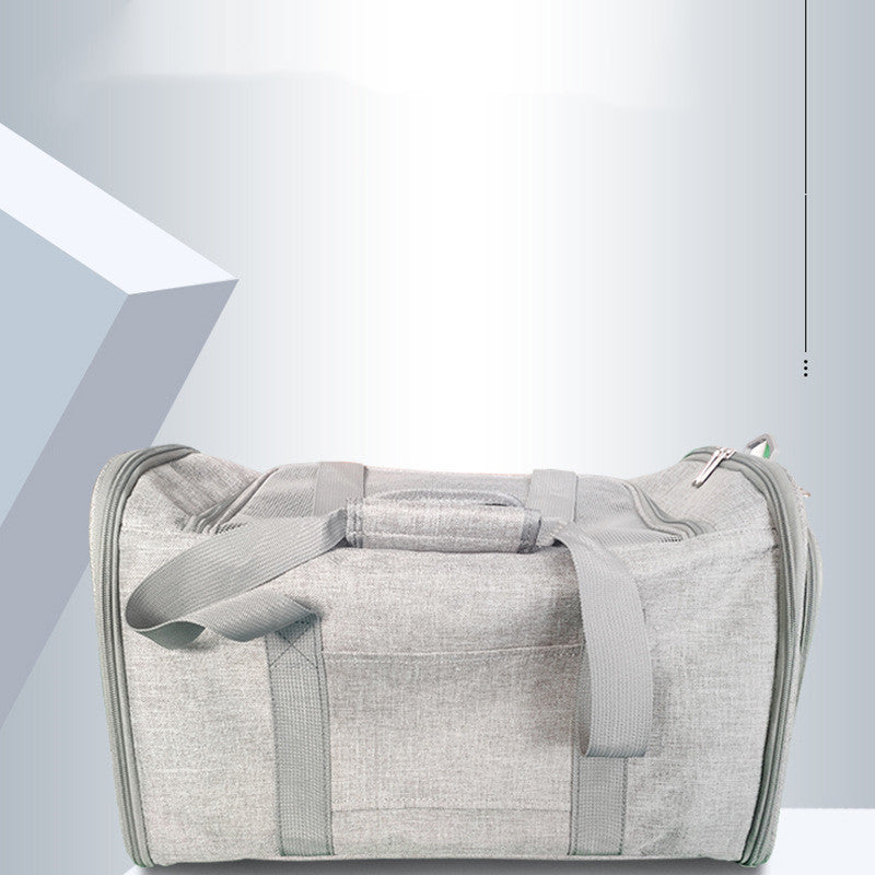 Pet Cat and Small Dog, Travel Carrier - Durable Linen