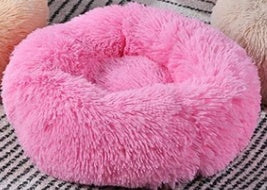 Pet Bed For Cats & Small Dogs, Round Plush Pet Nest
