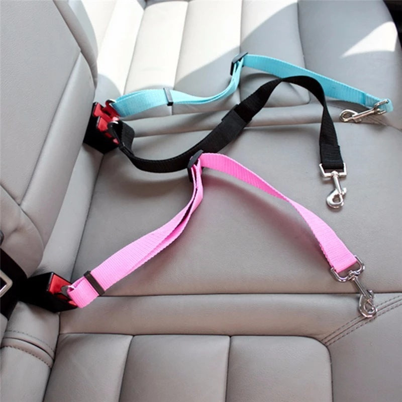 Adjustable Pet, Cat/Dog Car Seat Belt/Harness Lead