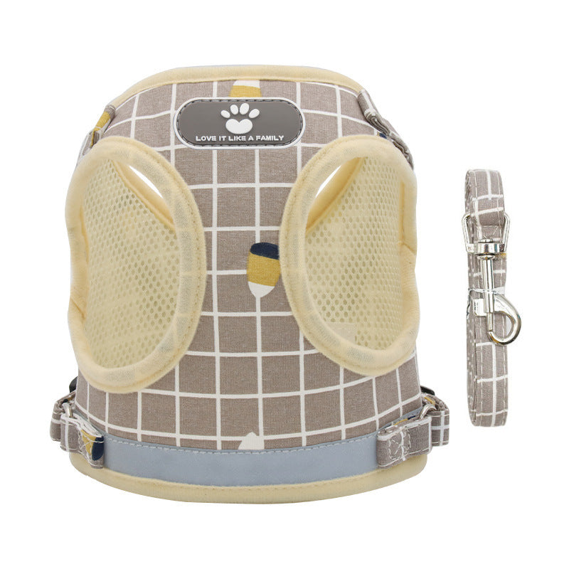 Small Dog Harness Vest for Puppy, Breathable Mesh Vest