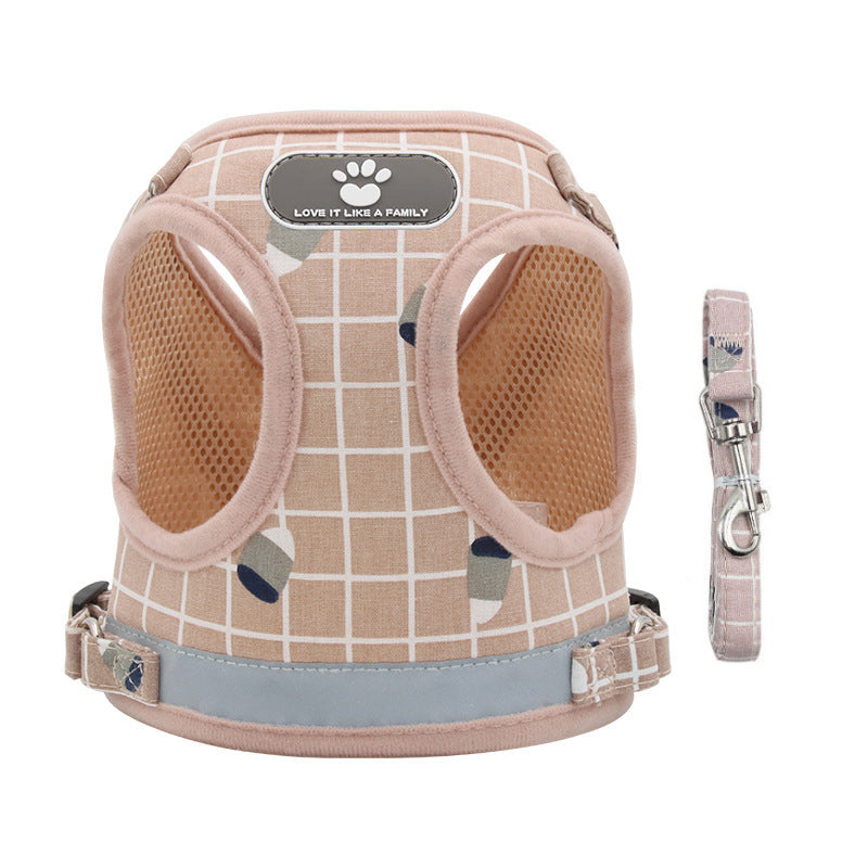Small Dog Harness Vest for Puppy, Breathable Mesh Vest