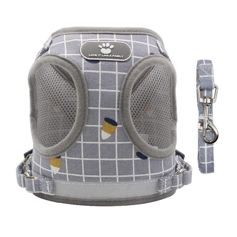 Small Dog Harness Vest for Puppy, Breathable Mesh Vest