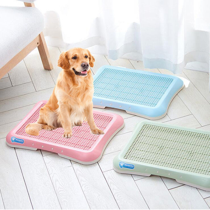 Dog Potty Training Toilet, Re-usable Dog Pee pad Holder, Indoor Litter Box