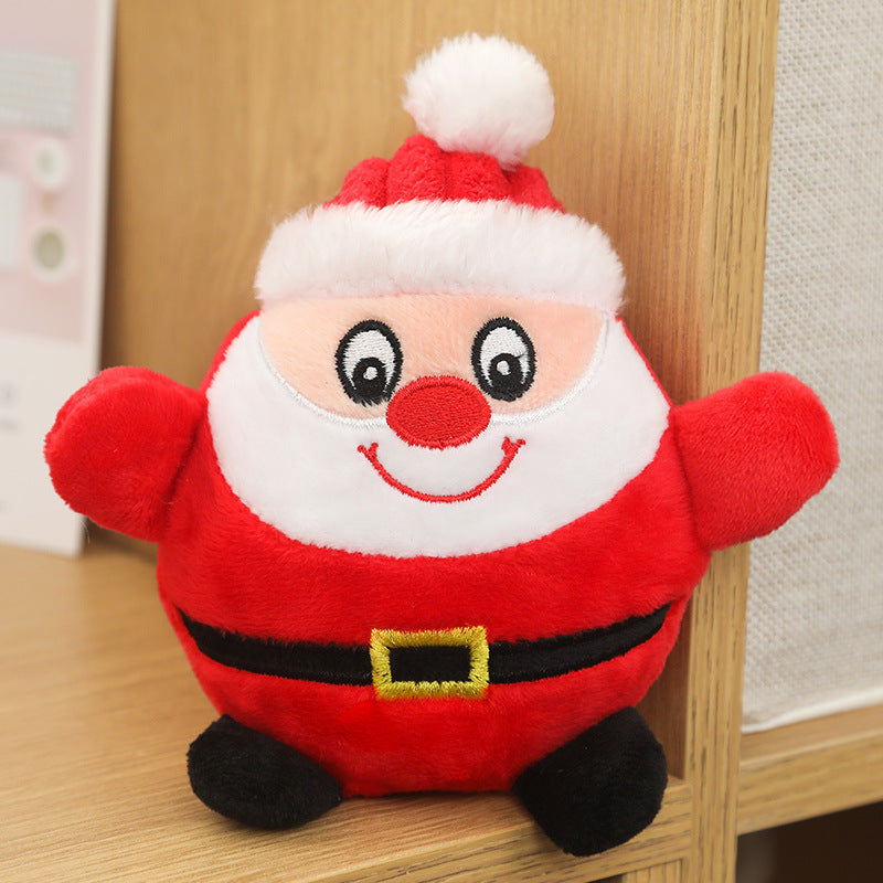Cute Dog Plush Christmas toys containing PP cotton