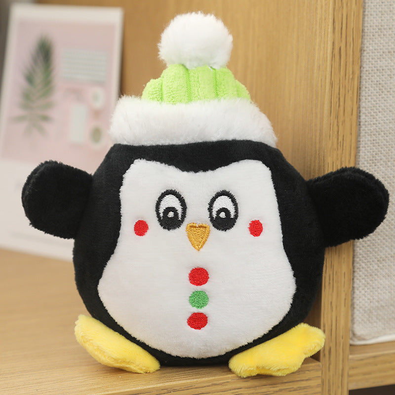 Cute Dog Plush Christmas toys containing PP cotton