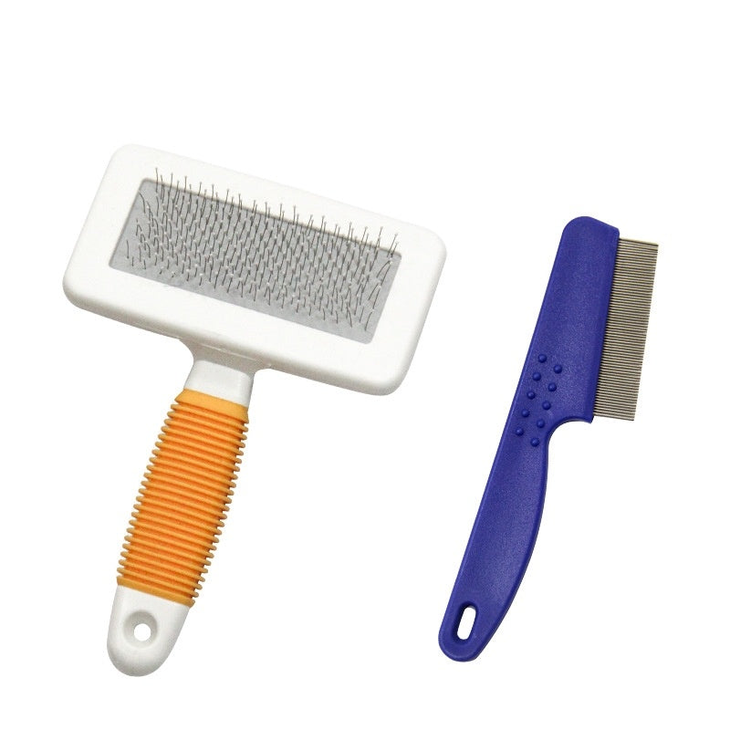 Pet Grooming Tools Set - 7 pieces & container