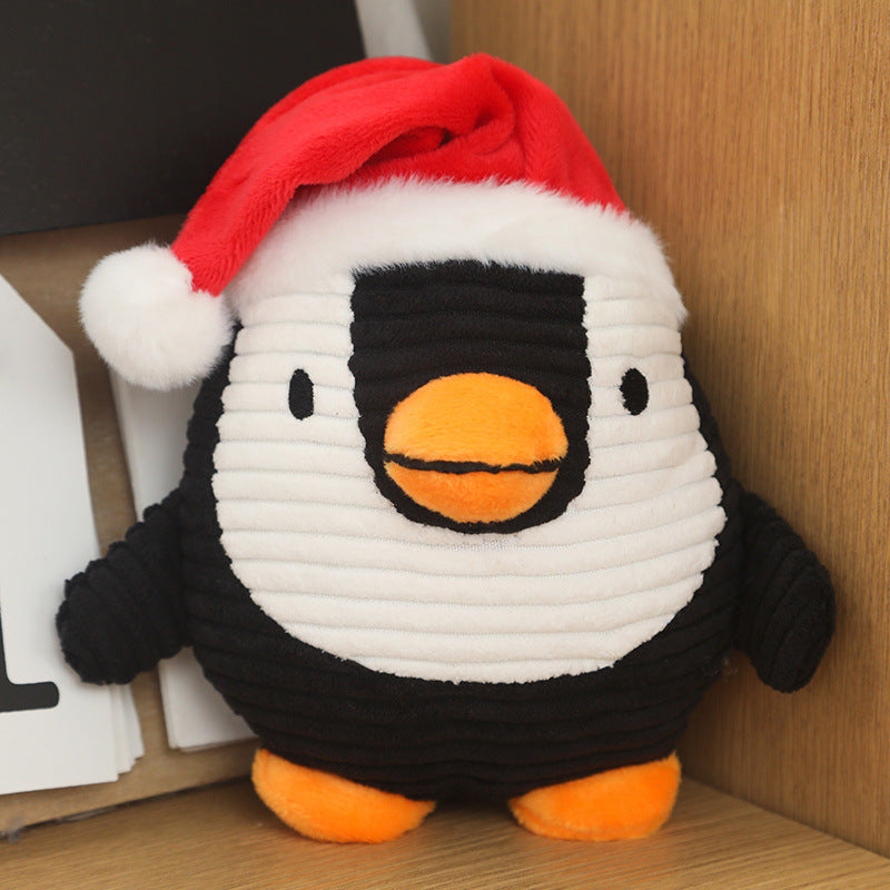 Cute Dog Plush Christmas toys containing PP cotton