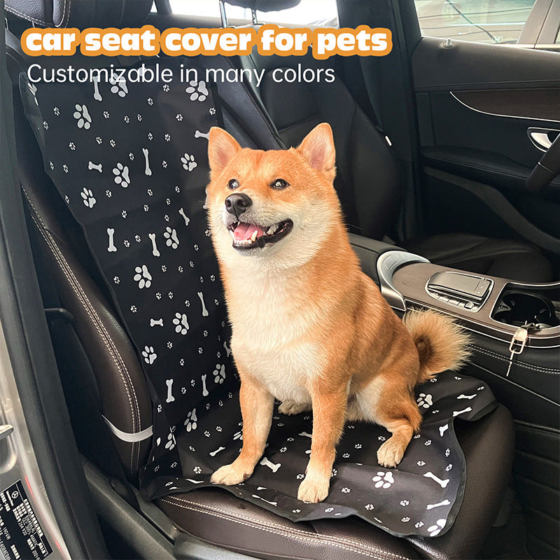 Pet, Car Waterproof Oxford Cloth Mat, Front Passenger Seat Cover, Dog/Cat