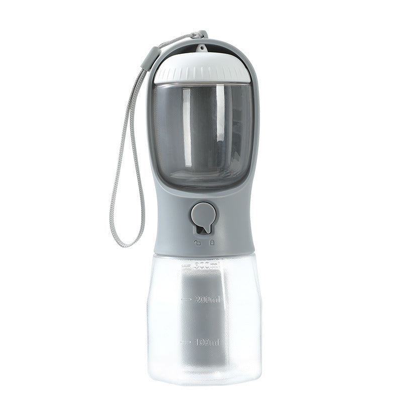 Dog Travel Cup, 3-in-1 Portable Food, Drink, Poop Bags