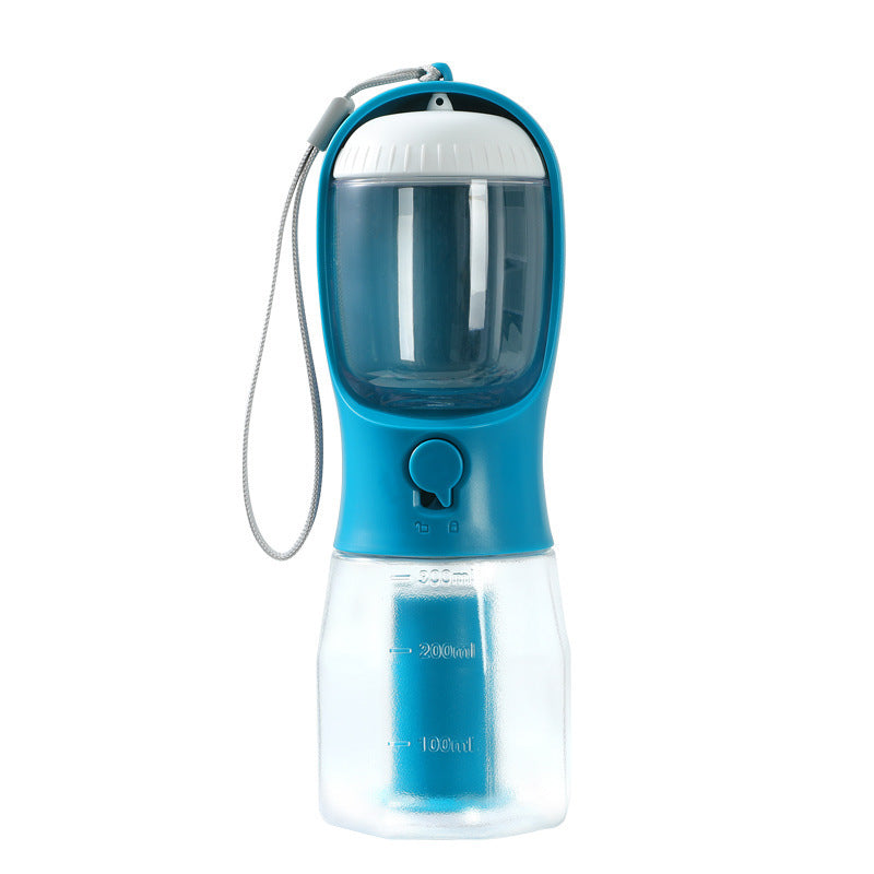 Dog Travel Cup, 3-in-1 Portable Food, Drink, Poop Bags