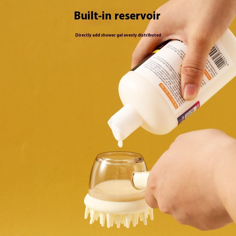 3 In 1 Pets Bath Brush, Dogs, Cats, Massage Brush, Liquid Foaming