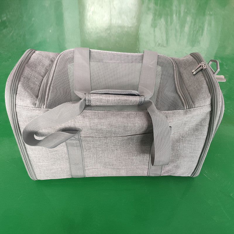 Pet Cat and Small Dog, Travel Carrier - Durable Linen