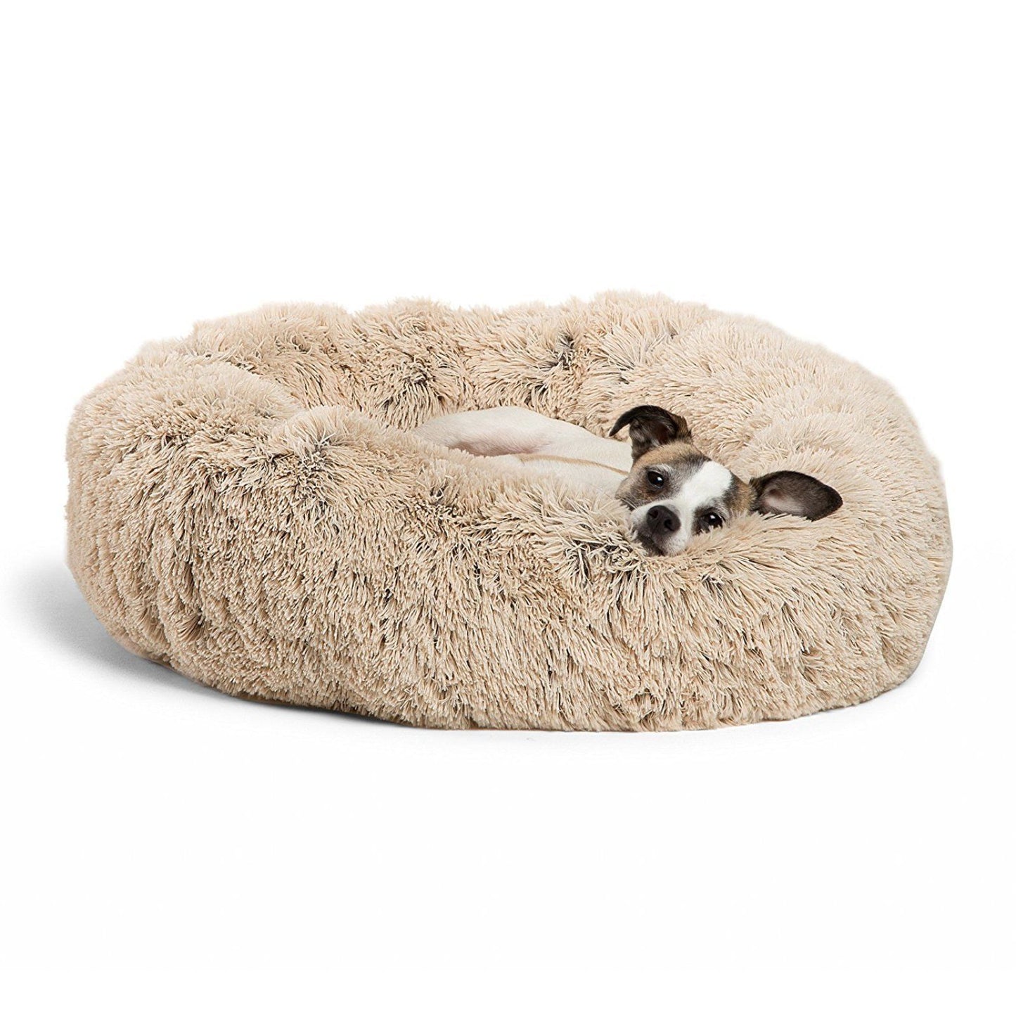 Pet Bed For Cats & Small Dogs, Round Plush Pet Nest