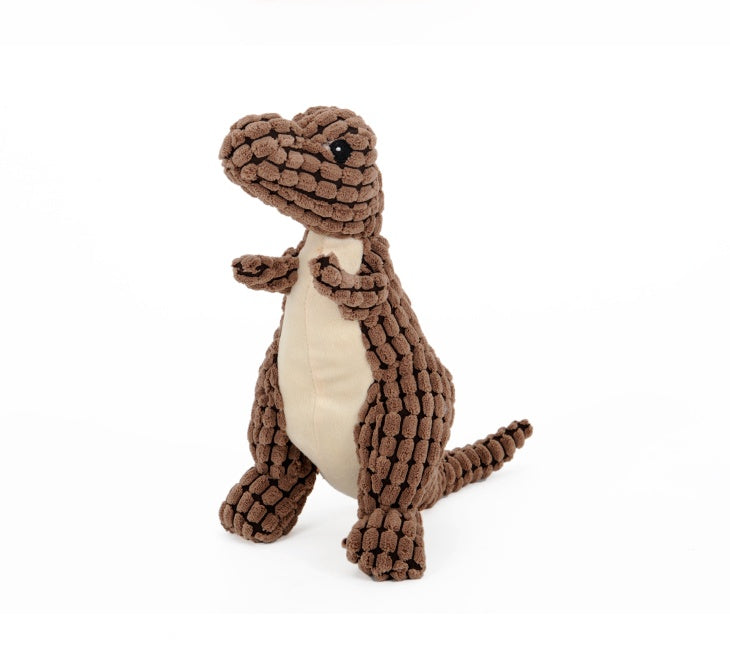 Toy for Dogs, Plush Stuffing, Squeaks, Dinosaur