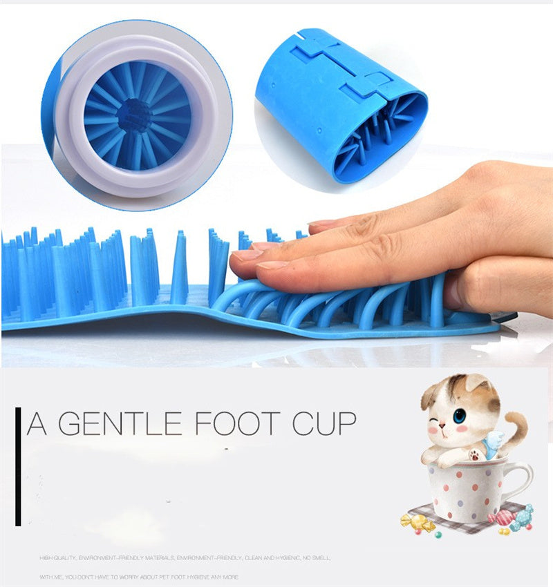 Pet Dog Foot Care, Gentle Paw cleaning Cup, Silicone