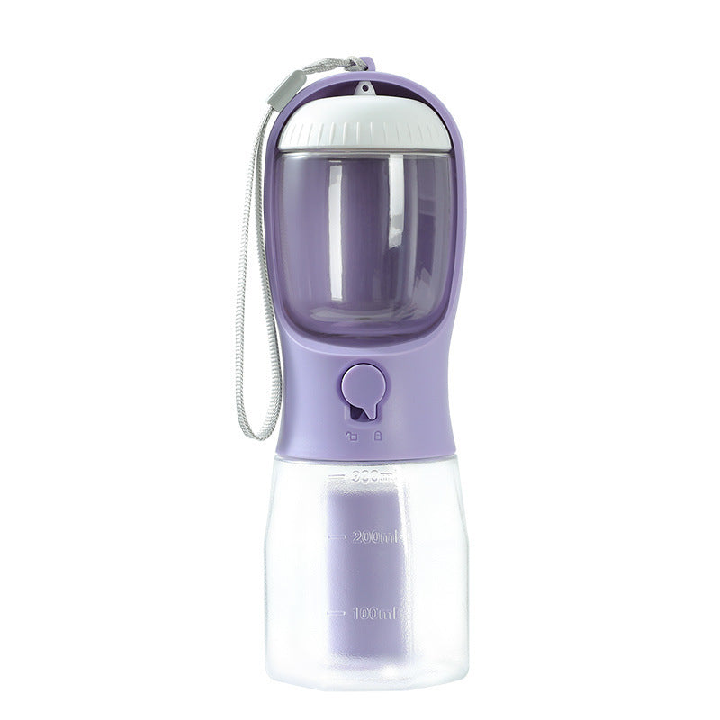 Dog Travel Cup, 3-in-1 Portable Food, Drink, Poop Bags