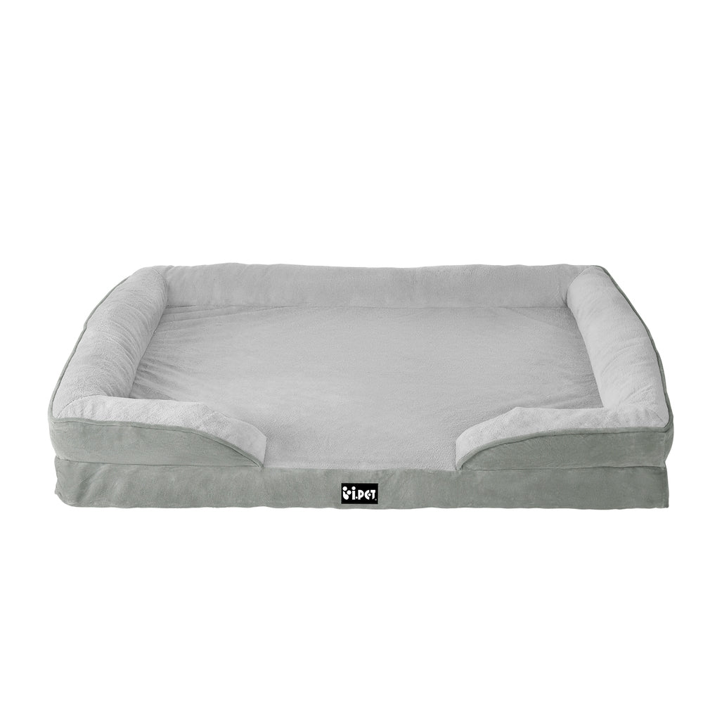 i.Pet Pet Bed Dog Calming Soft Cushion Egg Crate, Remove and Wash - S