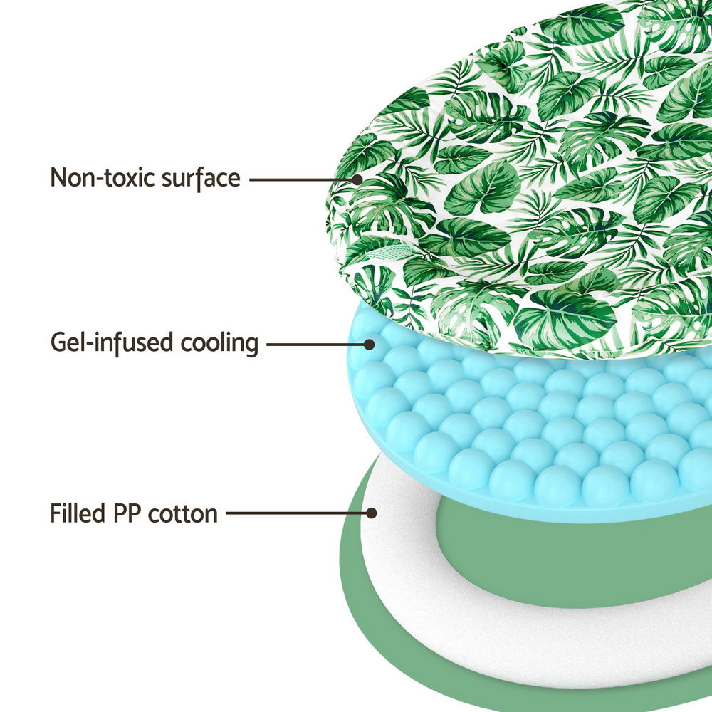 i.Pet Pet Cooling Mat, Gel, Dog/Cat, Large Round Summer Cushion