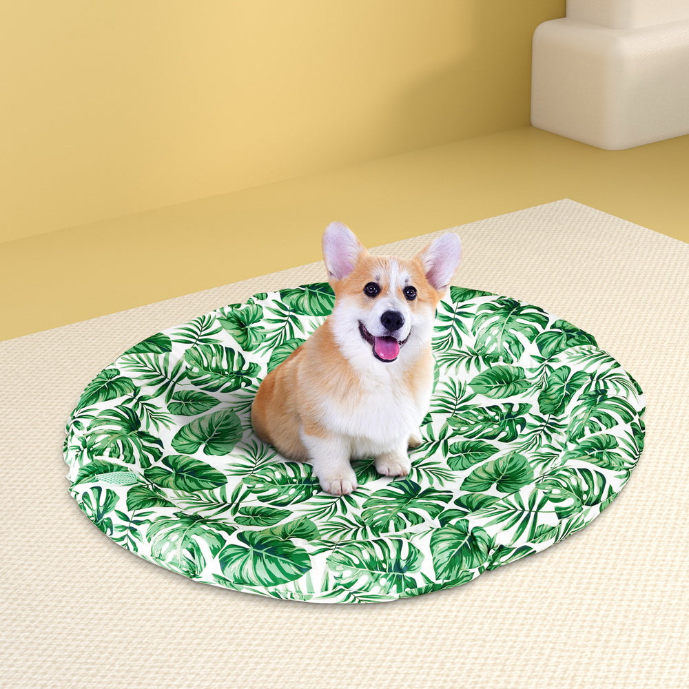 i.Pet Pet Cooling Mat, Gel, Dog/Cat, Large Round Summer Cushion