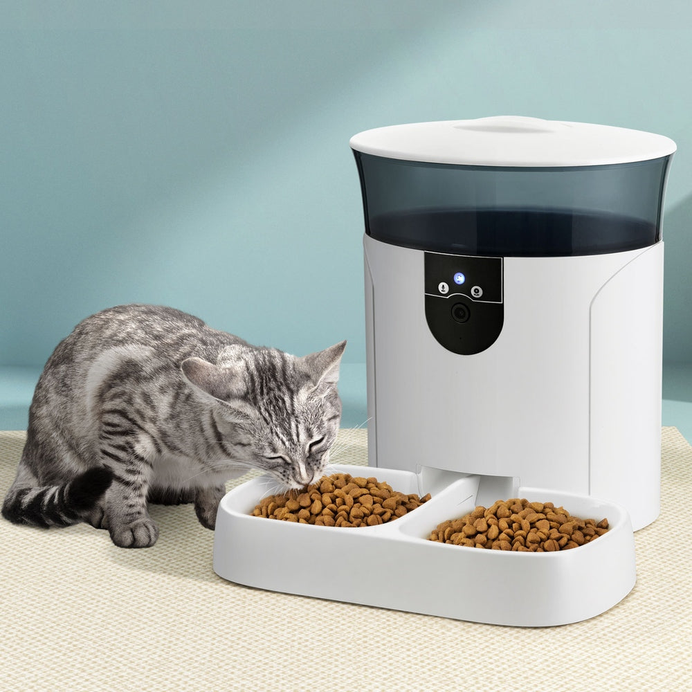 i.Pet Automatic Pet Feeder, Dog Cat, Camera, Wifi, Timer 7L APP