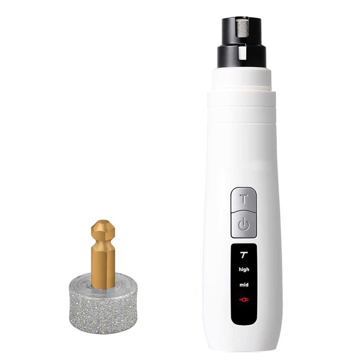 Pet Nail Grinder, Electric Trimmer, Turbo USB, Rechargeable, Claw Filer, N9