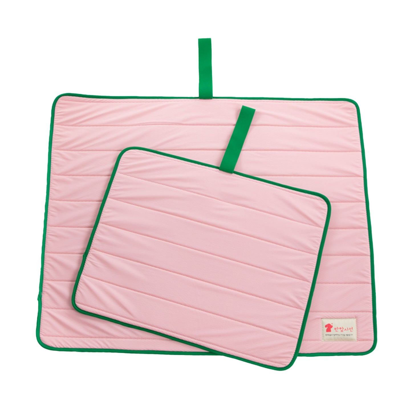 Pet Cooling Mat, Non-Slip, Travel Roll Up, Outdoor, L PINK
