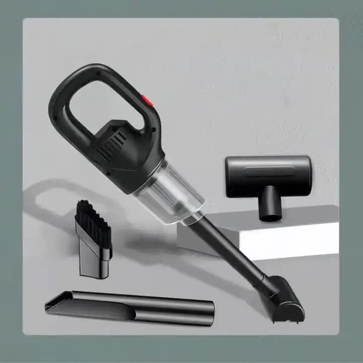 Cordless Vacuum Cleaner - Black, Portable Lightweight, Soft Brush Attachment