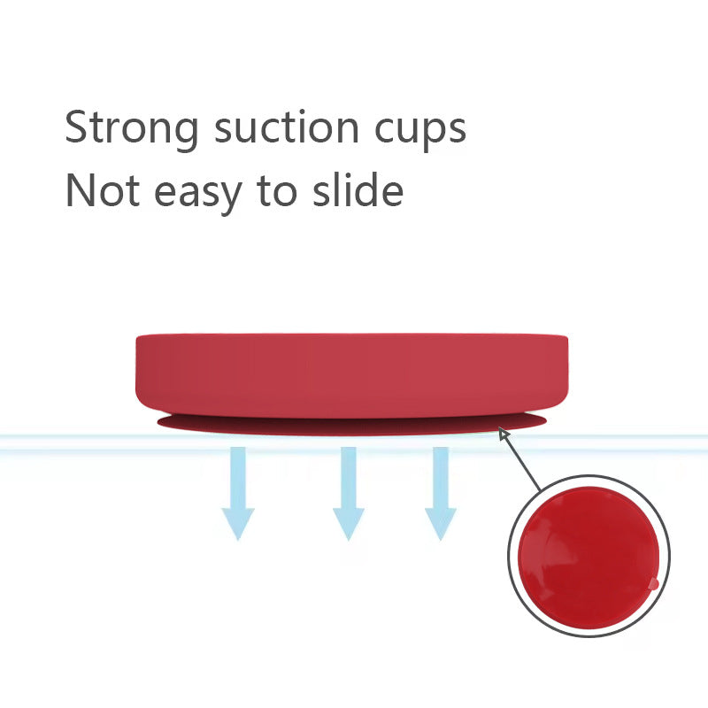 Red Silicone, Slow Feeder Bowl for Dogs - Anti-Choking Christmas-Themed Lick Mat