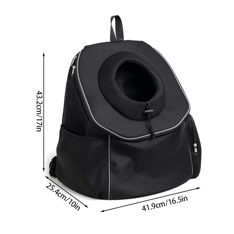 Breathable, Mesh, Pet Carrier Backpack - Head-Out Design, Small Dogs & Cats
