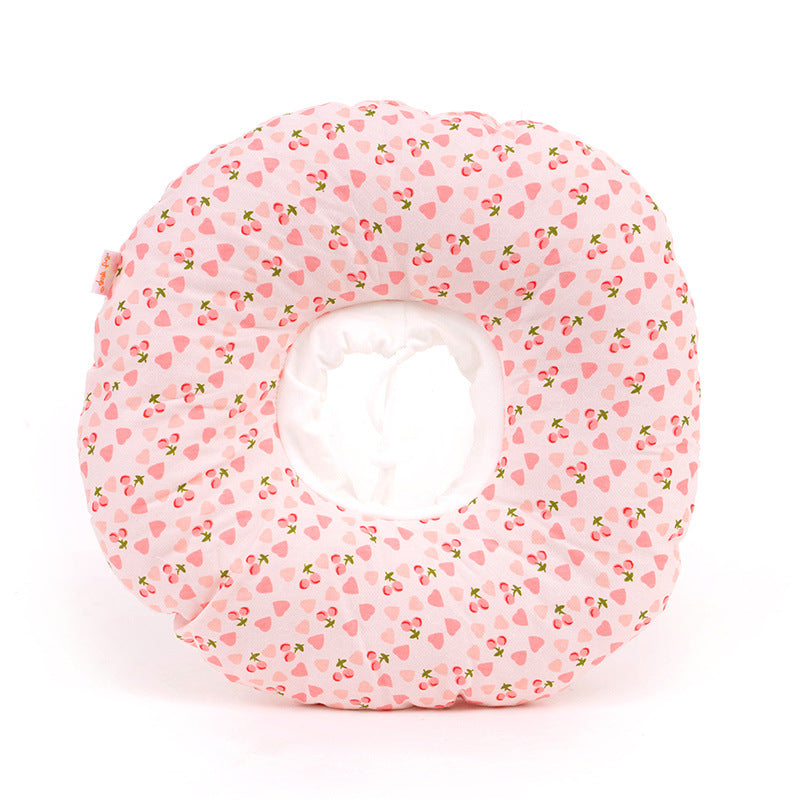 Soft Pet Recovery Collar - Comfortable Anti-Lick Cone, Strawberry, 2pcs, L