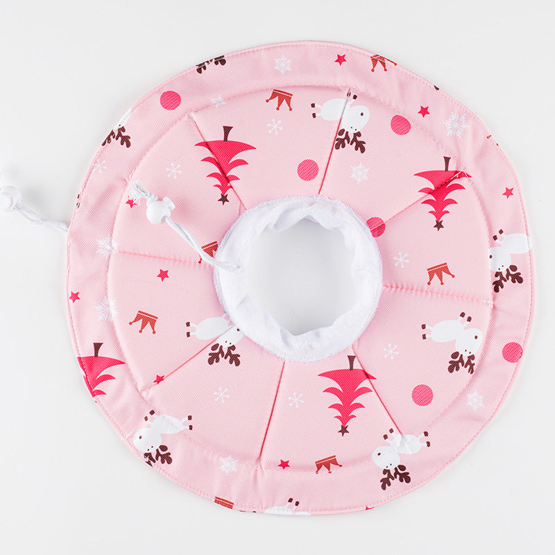 Comfortable Cat Recovery Collar | Waterproof, Anti-Lick - 2 Pcs Pink