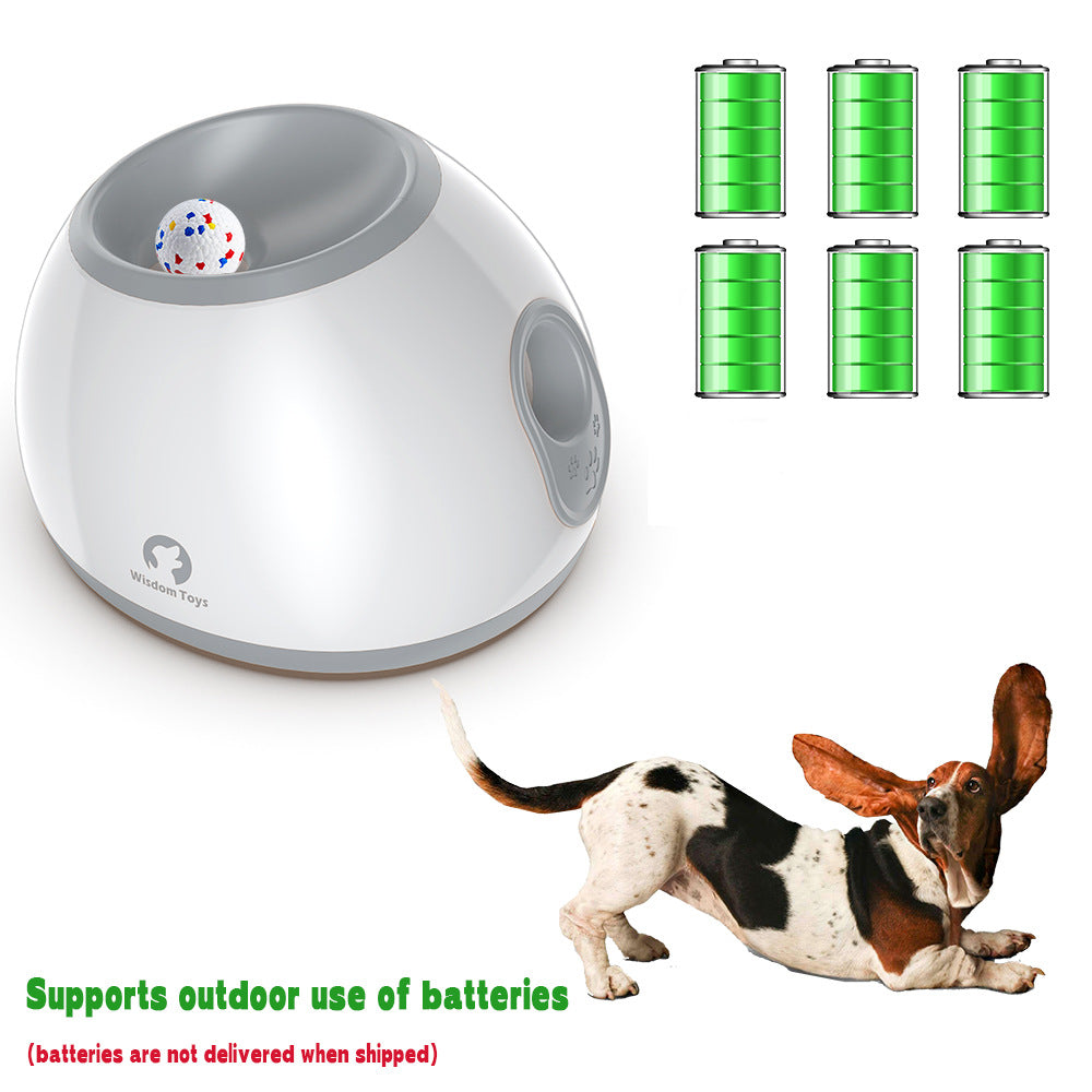 Dog Ball Launcher, Automatic, Adjustable Distance - Includes 3 Durable Balls