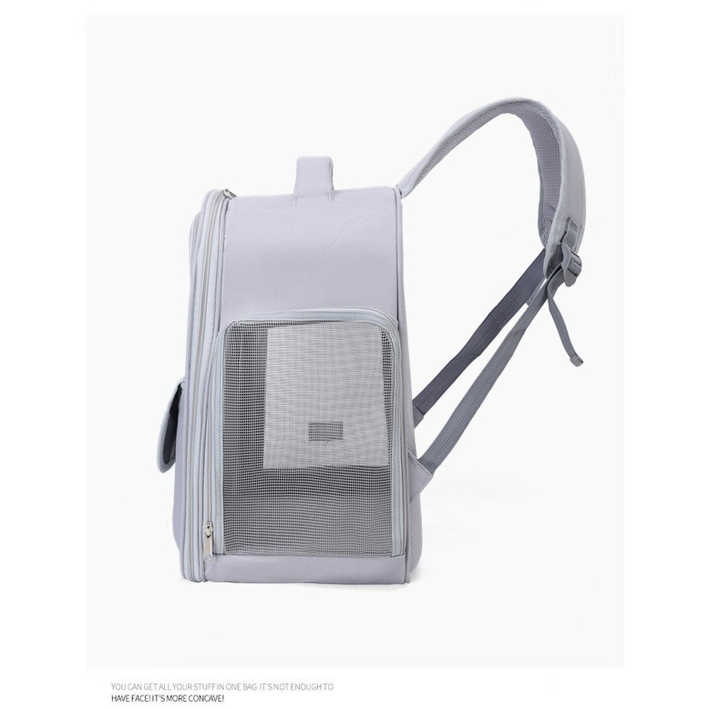 Spacious Pet Carrier Backpack with Clear Window - for Cats & Small Dogs