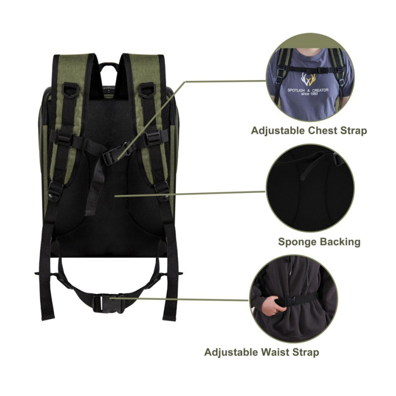 Green, Breathable Comfort, Pet Travel, Backpack