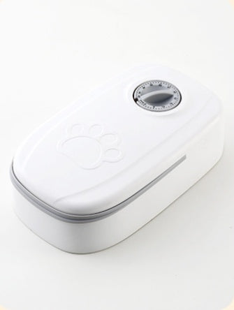 Automatic 2-in1 Pet Feeder, Timer, Stainless Steel Bowl - Free Shipping