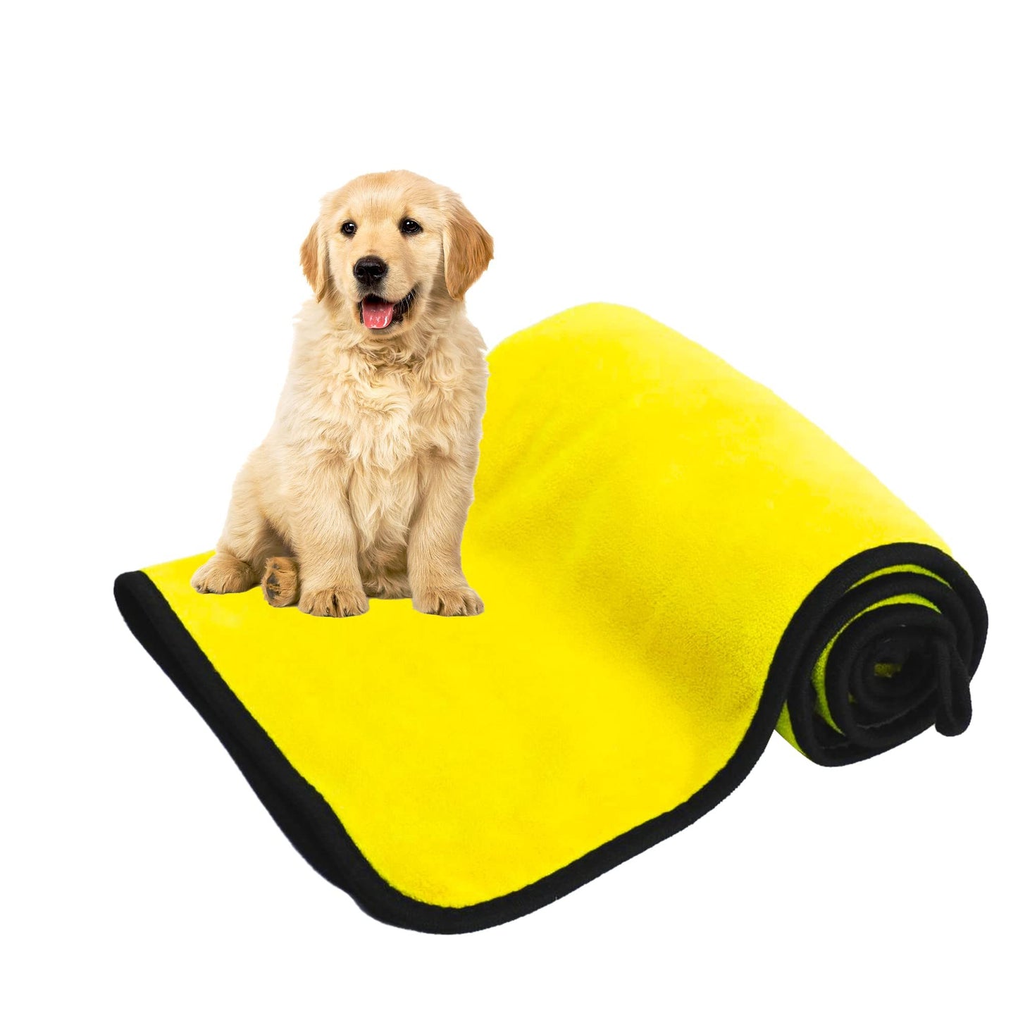 Soft Microfiber Dog Drying Towel, Super Absorbent Quick Drying