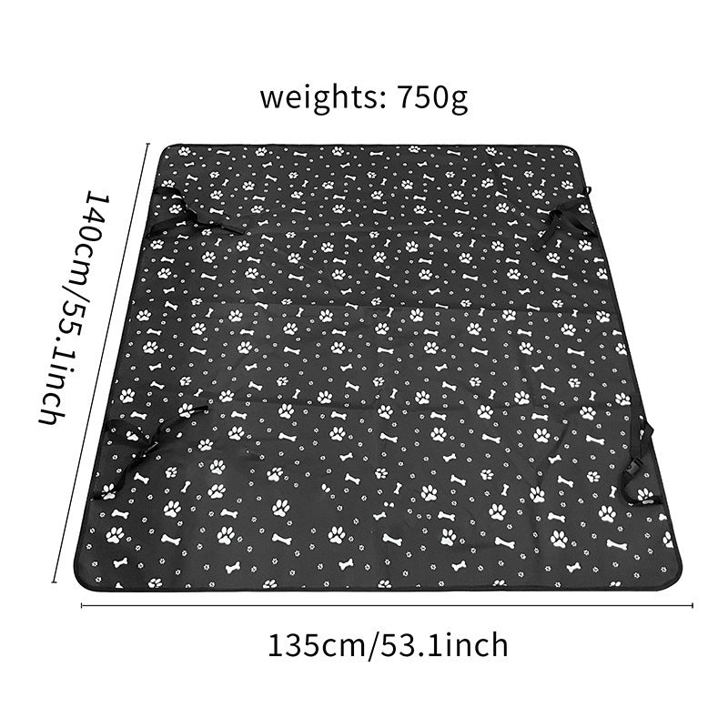 Car Pet Mat Protector, Rear Seat, Water Resistant