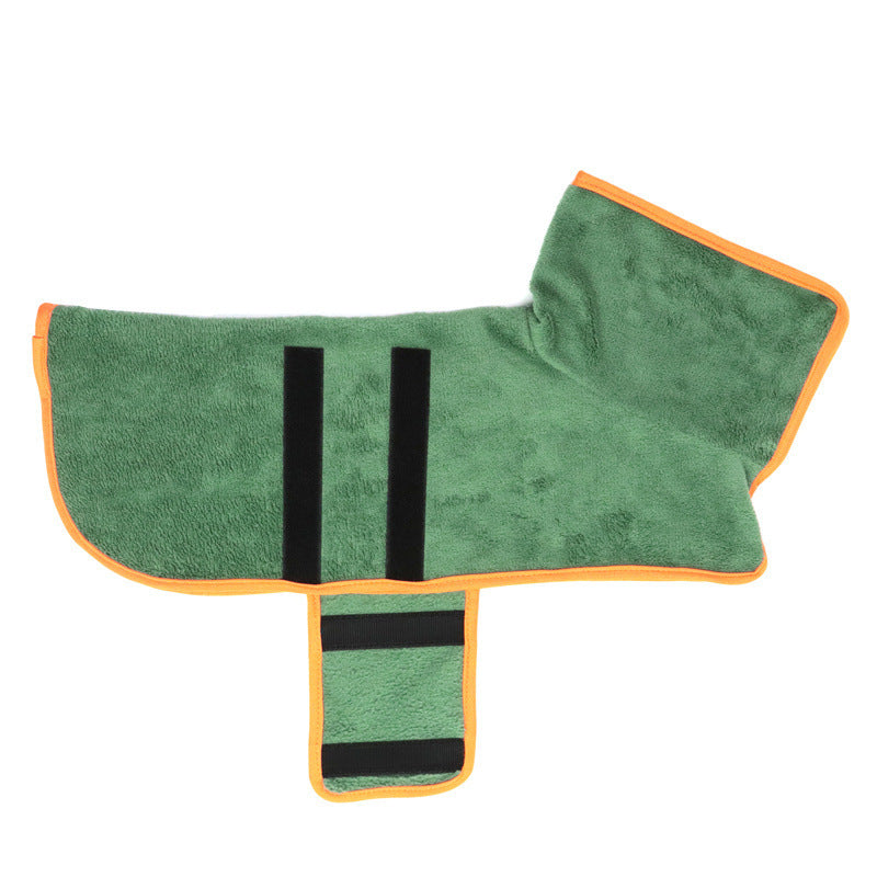 Dog Bathrobe, Pet Drying Coat, Microfibre Absorbent