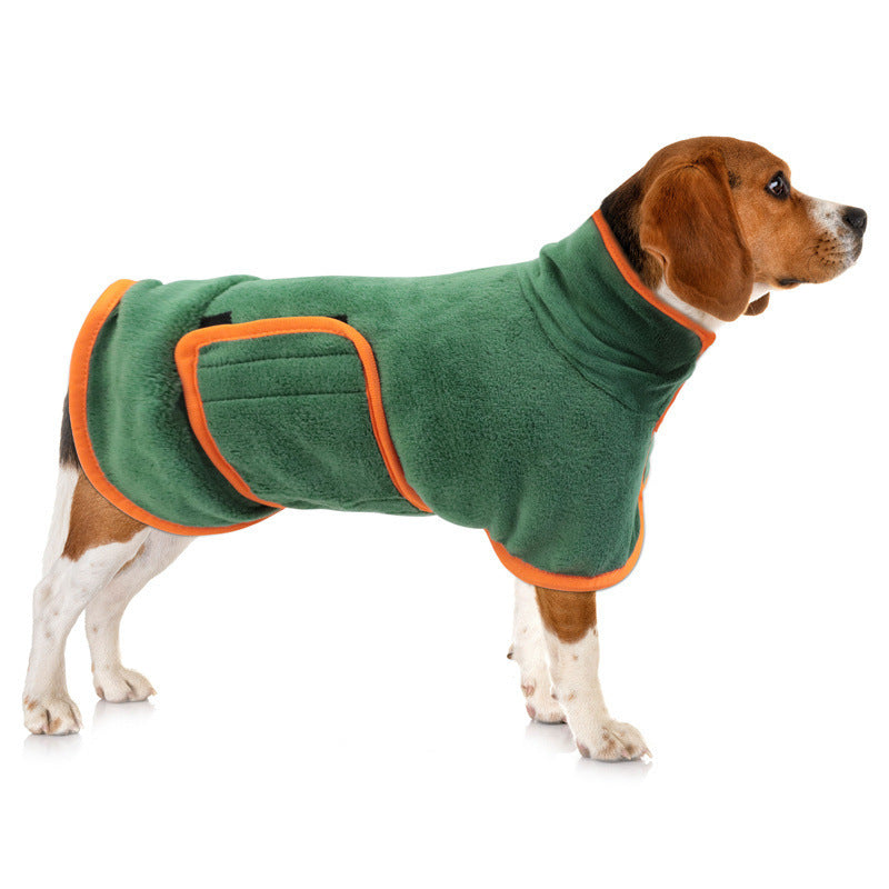 Dog Bathrobe, Pet Drying Coat, Microfibre Absorbent