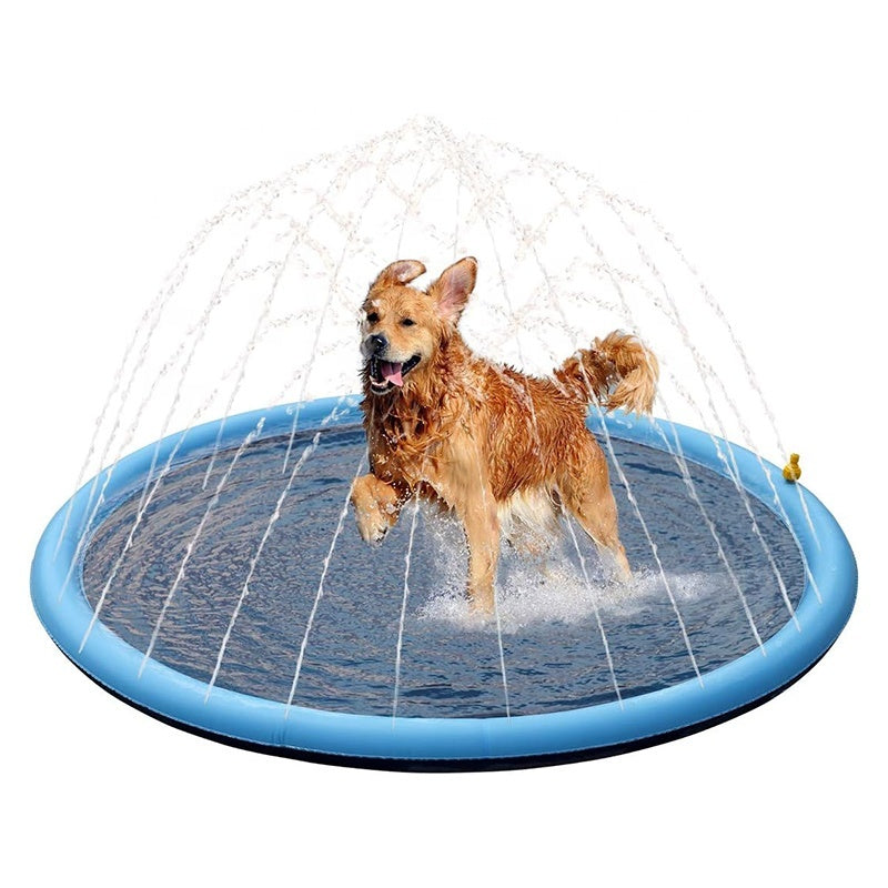 Dog Sprinkler, Outdoor Toys, Dog Swimming Mat, Anti-Slip