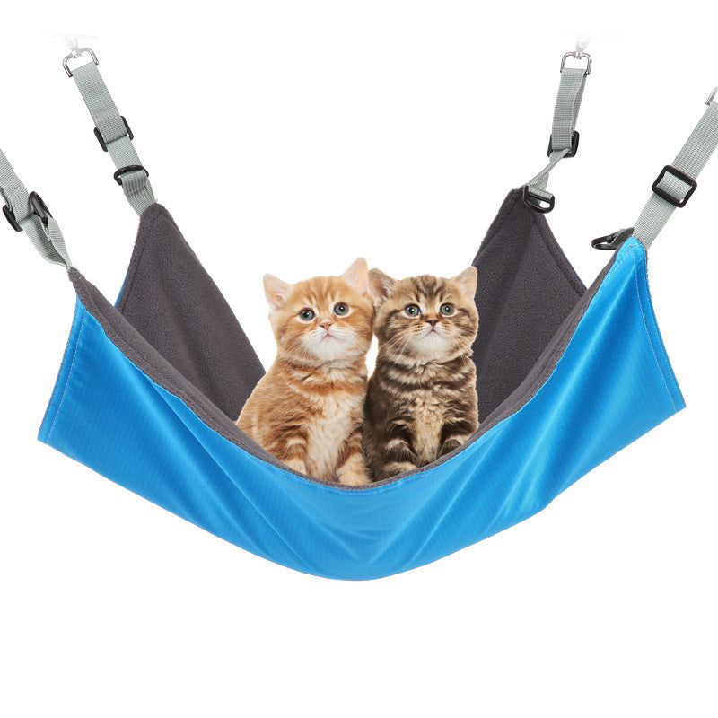 Small Cat And Dog Hanging Hammock, Four Seasons, Plush, Waterproof