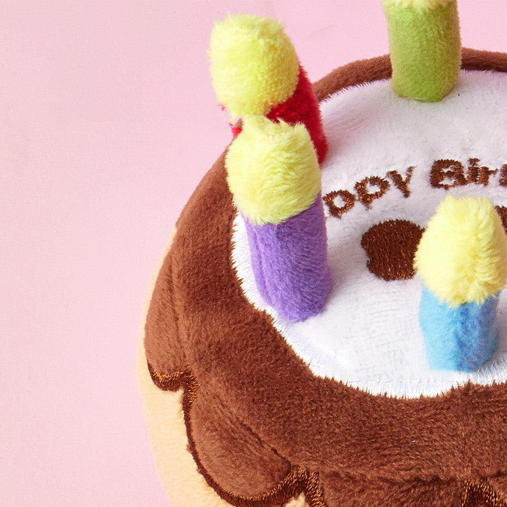 Pet Plush Toy, Dog Birthday Candle Cake, Fetch