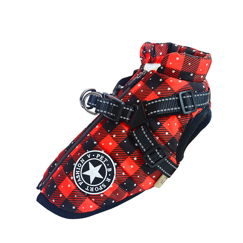 Dog Cotton Vest/Jacket - Pet Winter Apparel
