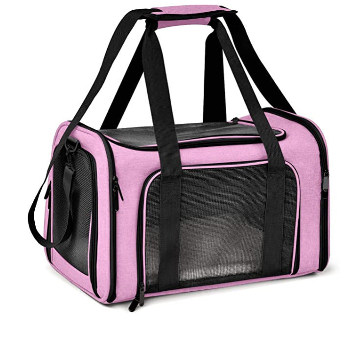 Pet Cat and Small Dog, Travel Carrier - Durable Linen