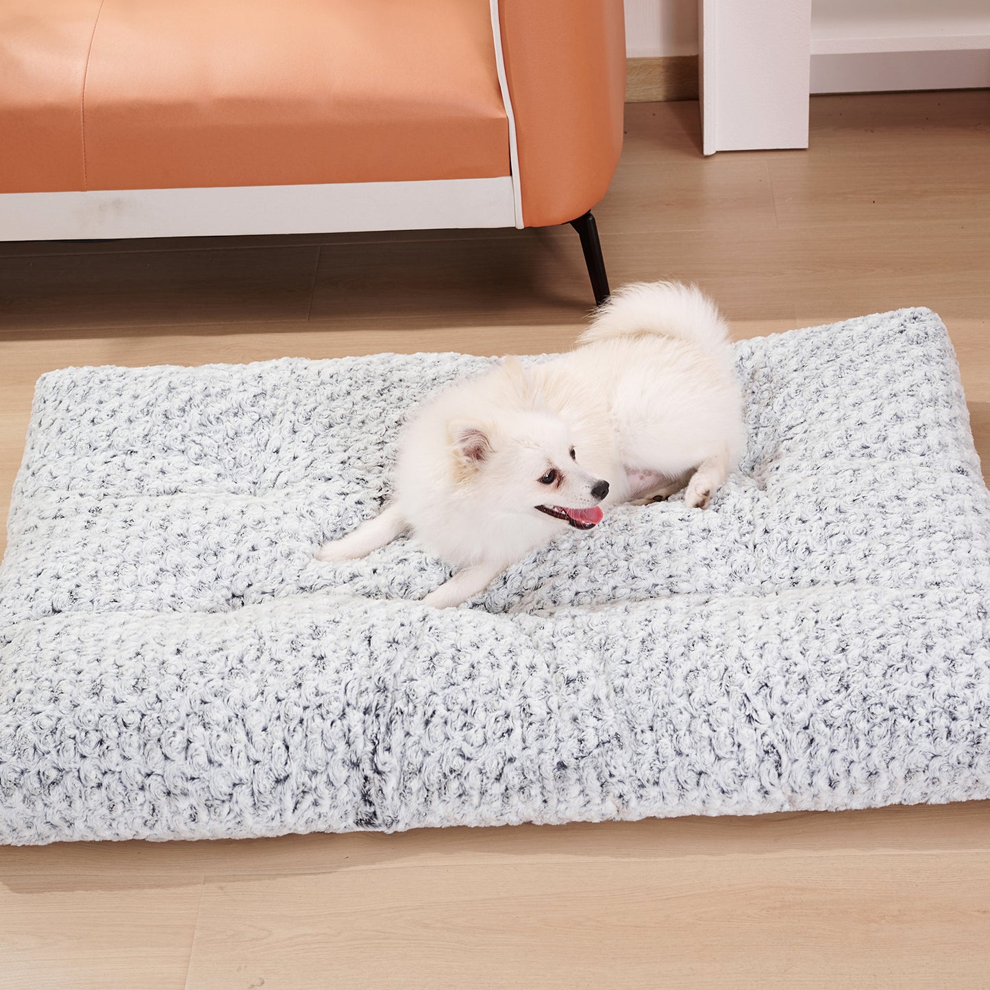Dog Bed, Thickened Rose Velvet, Soft, Fluffy, Washable Pet Bed. S-XL