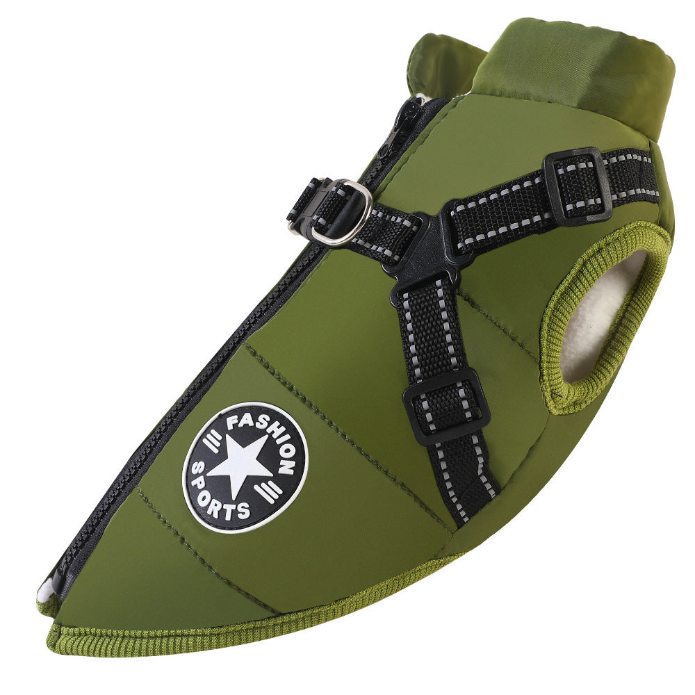 Dog Cotton Vest/Jacket - Pet Winter Apparel