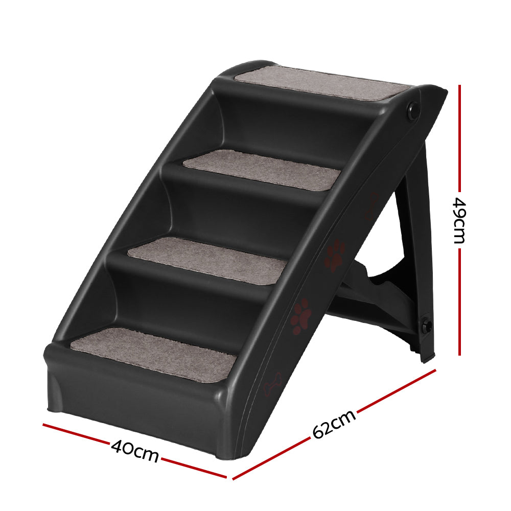 i.Pet Dog Ramp For Bed, Sofa, Car, Pet Stairs, Foldable, Portable