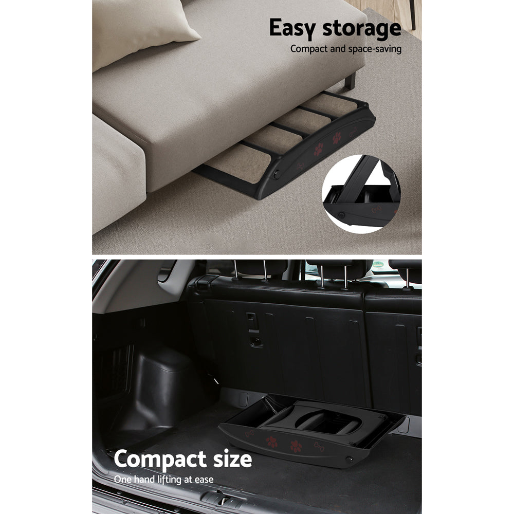 i.Pet Dog Ramp For Bed, Sofa, Car, Pet Stairs, Foldable, Portable